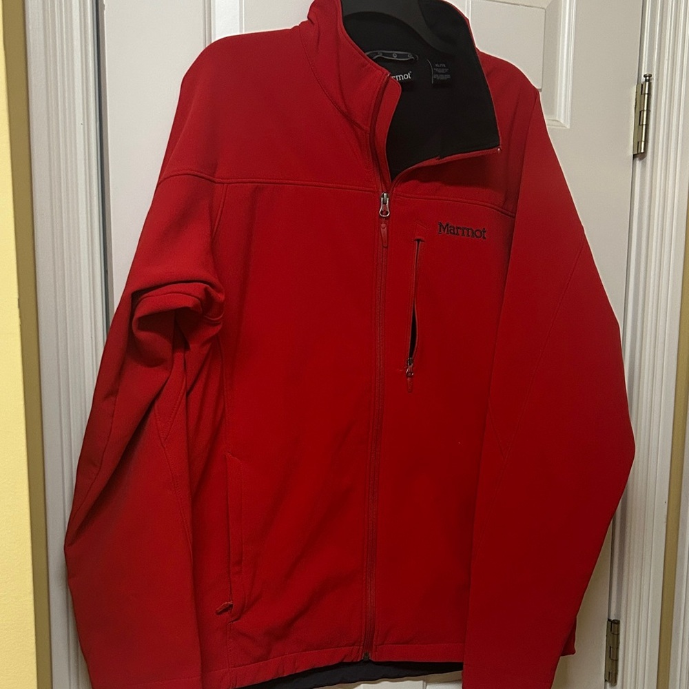 EXCELLENT CONDITION, Marmot Men's Vibrant Red Performance Jacket